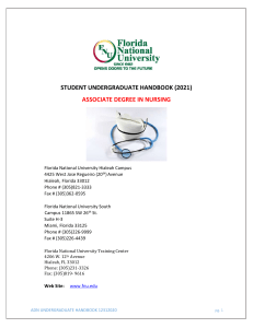ADN Student Undergraduate Handbook 01022021