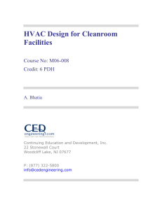 HVAC Design for Cleanroom Facilities R1