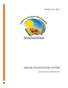 Online-Reservation-System-report