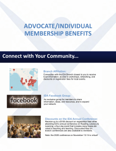 Advocate Individual Member Benefits Flyer