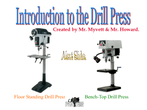drill press safety