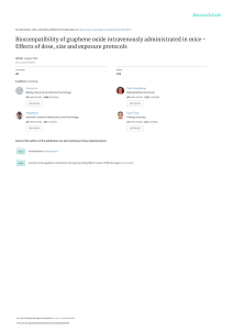 Biocompatibilityofgrapheneoxideintravenously