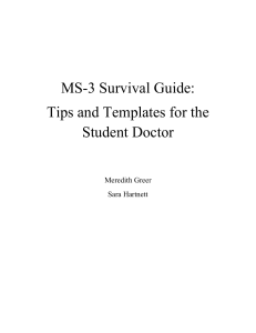 MS3 Survival Guide