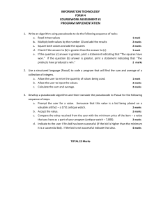 CW Assessment #1 - Programming 