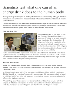 Effect of Energy Drinks