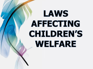5.C LAWS-AFFECTING-CHILDRENS-WELFARE