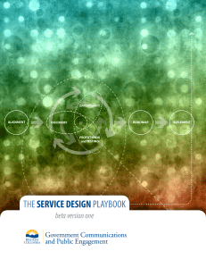 BC - Service Design Playbook