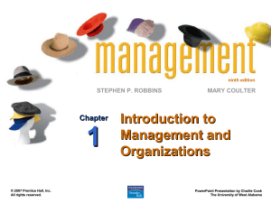 Management Presentation