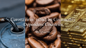Coronavirus’ effect on Commodity Dependent Countries