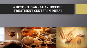 4 Best Kottakkal Ayurvedic Treatment Center in Dubai