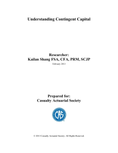 understanding contingent capital complete