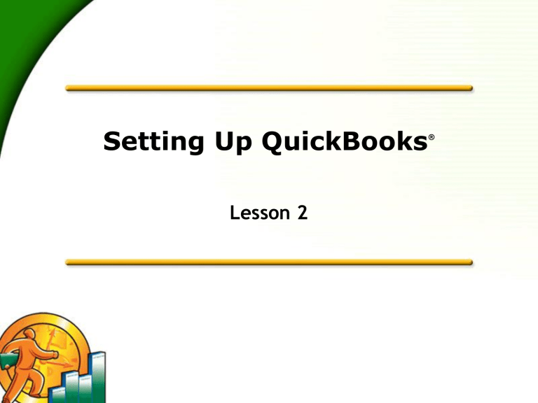 Setting Up QuickBooks: Lesson 2