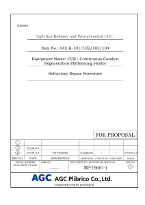 Repair Procedure - CCR - RP-19001-1