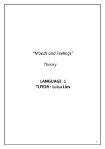 Moods and feelings THEORY (1)