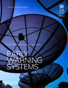 UNDP Brochure Early Warning Systems