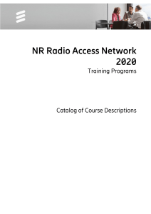 NR Radio Access Network 2020-RevA