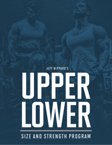 Jeff+Nippard's+Upper+Lower+Strength+and+Size+Program