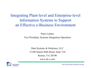 Integrating Plant & Enterprise Info Sys ElectricPower2000 Apr2000