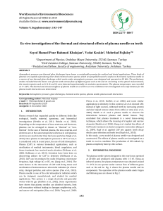 ex-vivo-investigation-of-the-thermal-and-structural-effects-of-plasma-needle-on-teeth