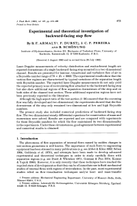 Experimental and theoretical investigation of backward-facing step flow