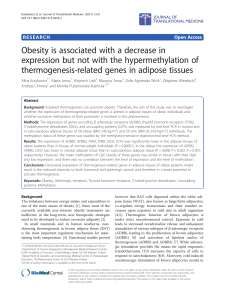 1- Obesity decrease in expression