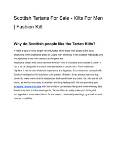Scottish Tartans For Sale - Kilts For Men   Fashion Kilt - Google Docs