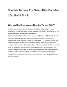 Scottish Tartans For Sale - Kilts For Men   Scottish kilt Kilt - Google Docs