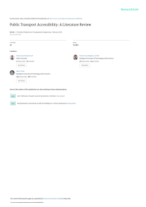 PublicTransportAccessibility-ALiteratureReview