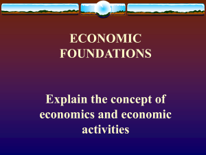 Mktg Economic Foundations PPT 1