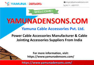 Power Cable Accessories Manufacturer-YamunaDensons