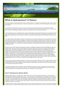 What is Hydroponics  A History   Hydroponic Article   ModularHydroponics.com