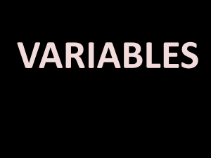 Variables OC