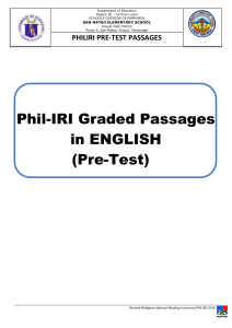 5.-GRADED-PASSAGES-IN-ENGLISH-PRETEST