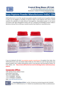 Soya Peptone Powder Manufacturers India-CDH