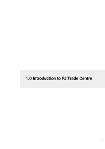 PJ Trade Centre Ventilation & Air Conditioning Report