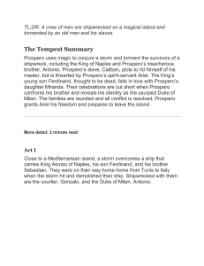 The Tempest Summary
