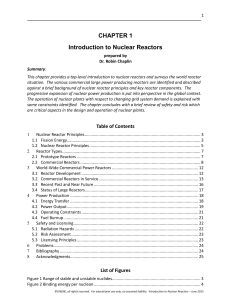 Intro to Nuclear Reactors