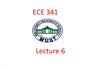 LC 6 - ECE 341- Signal -Lecture 6