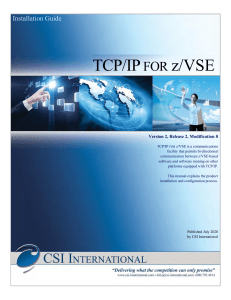 TCP/IP for z/VSE Installation Guide