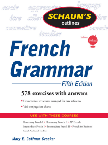 3 Schaum's Outline of French Grammar
