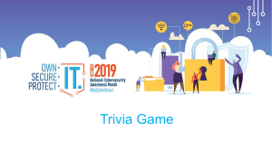 Cybersecurity Trivia Game