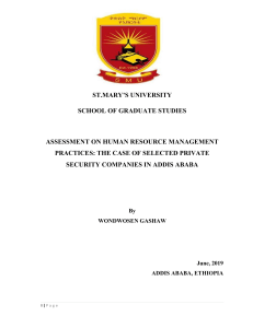 Final Thesis Paper HRM on PSC   July 08.2019