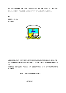 AN ASSESSMENT OF THE SUSTAINABILITY OF PVT HOUSING DEVELOPMENT PROJECT doc 2