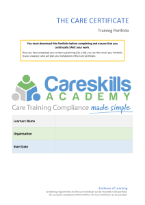Care-Certificate-Learning-Portfolio-editable