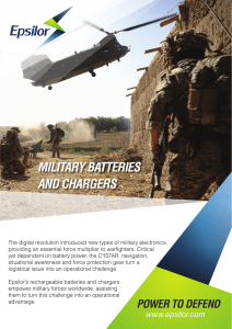 Epsilor Military Batteries & Chargers