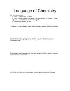 R Language of Chemistry