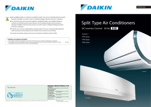 daikin split type air con 2015