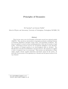 Tony Padilla - Principles of Dynamics
