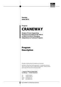 CRANEWAY: Crane Runway Girder Design Manual (EN 1993-6, DIN 4132)