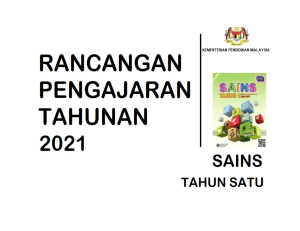 RPT SAINS TAHUN 1 2021